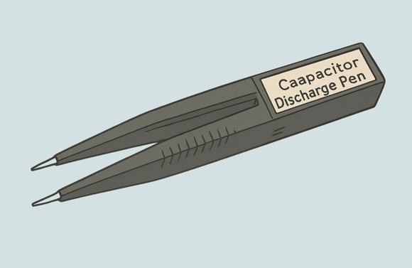 Capacitor discharge pen